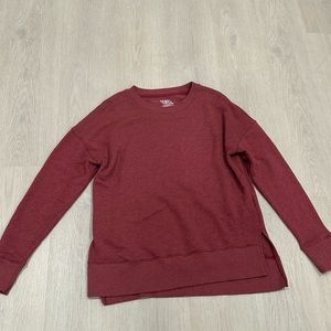 maroon crewneck